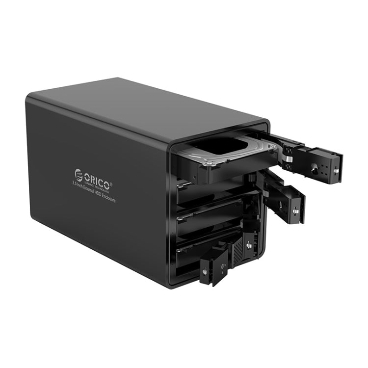 ORICO 9548RU3-BK 3.5-Inch External Hard Drive Enclosure with RAID - HDD Enclosure by ORICO | Online Shopping South Africa | PMC TechLife | Buy Now Pay Later Mobicred