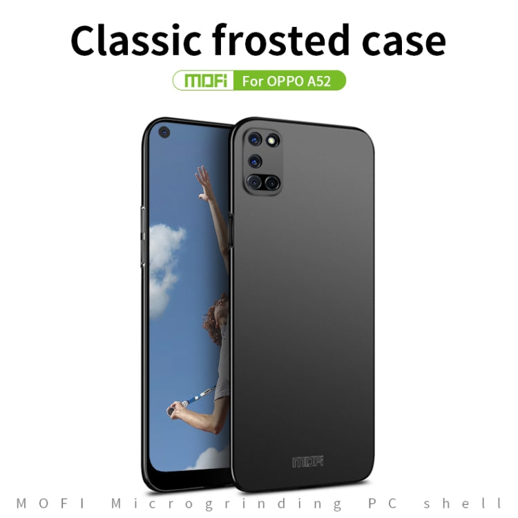 For OPPO A52 MOFI Frosted PC Ultra-thin Hard Case(Gold) - OPPO Cases by MOFI | Online Shopping South Africa | PMC TechLife | Buy Now Pay Later Mobicred