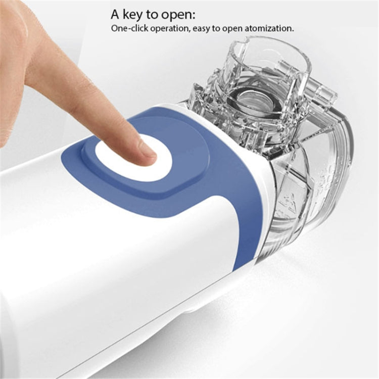 JZ-492S Portable Ultrasonic Nebulizer Mini Handheld Inhaler Respirator Health Care Home Machine Atomizer(White) - free shipping - PMC TechLife - Order now!