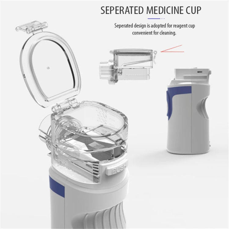 JZ-492S Portable Ultrasonic Nebulizer Mini Handheld Inhaler Respirator Health Care Home Machine Atomizer(White) - free shipping - PMC TechLife - Order now!