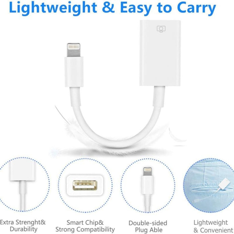 FA-STAR ZS-KL21826 8 Pin to USB 3.0 OTG Adapter, Supports IOS 13 and Above - Converter & Adapter by PMC Jewellery | Online Shopping South Africa | PMC Jewellery | Buy Now Pay Later Mobicred