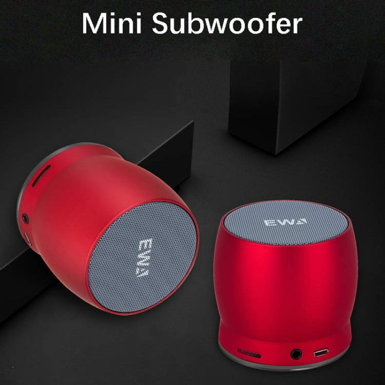 EWA A150 Portable Mini Bluetooth Speaker Wireless Hifi Stereo Strong Bass Music Boom Box Metal Subwoofer, Support Micro SD Card & 3.5mm AUX(Blue) - free shipping - PMC Jewellery - Order now!