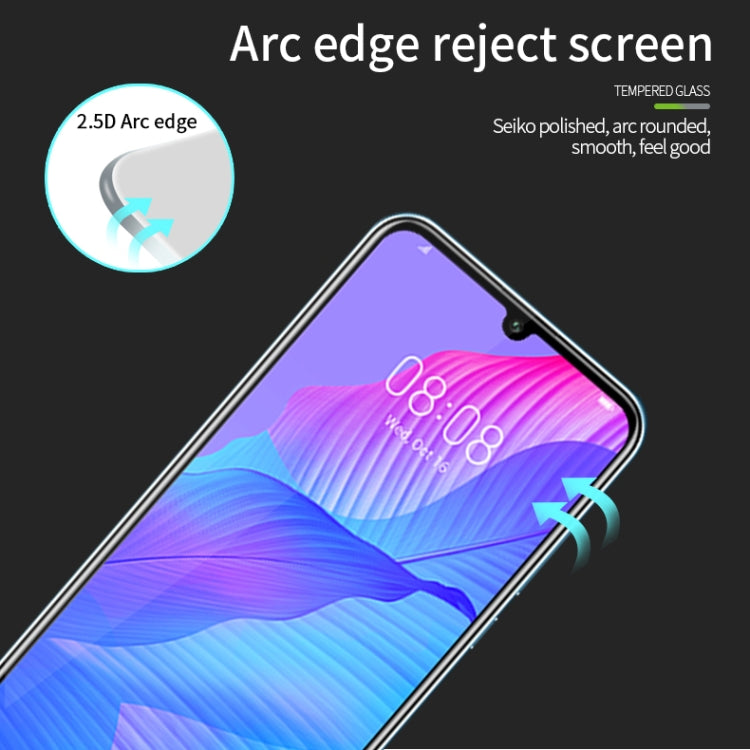 For Huawei Y8P / P smart S MOFI 9H 2.5D Full Screen Tempered Glass Film(Black) - Huawei Tempered Glass by MOFI | Online Shopping South Africa | PMC TechLife | Buy Now Pay Later Mobicred