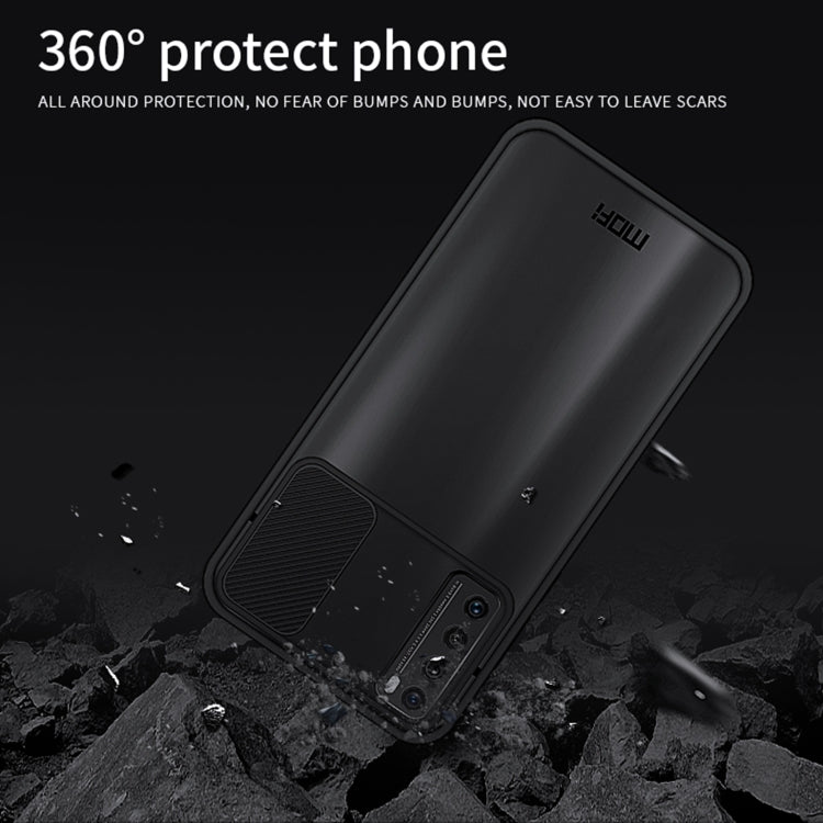 For Huawei nova 7 MOFI Xing Dun Series PC + TPU Anti-peep Waterproof And Anti-drop All-inclusive Protective Shell, Translucent Frosted(Purple) - Huawei Cases by MOFI | Online Shopping South Africa | PMC TechLife | Buy Now Pay Later Mobicred