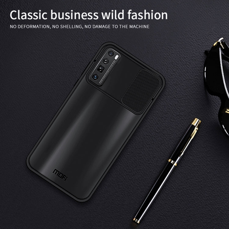 For Huawei nova 7 Pro MOFI Xing Dun Series PC + TPU Anti-peep Waterproof And Anti-drop All-inclusive Protective Shell, Translucent Frosted(Black) - free shipping - PMC TechLife - Order now!