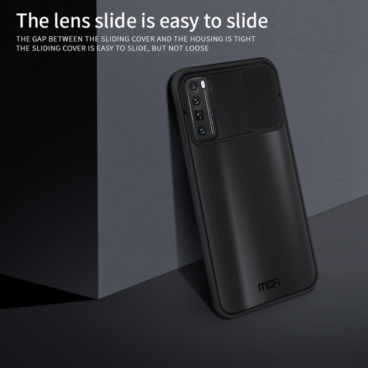For Huawei nova 7 Pro MOFI Xing Dun Series PC + TPU Anti-peep Waterproof And Anti-drop All-inclusive Protective Shell, Translucent Frosted(Black) - free shipping - PMC TechLife - Order now!