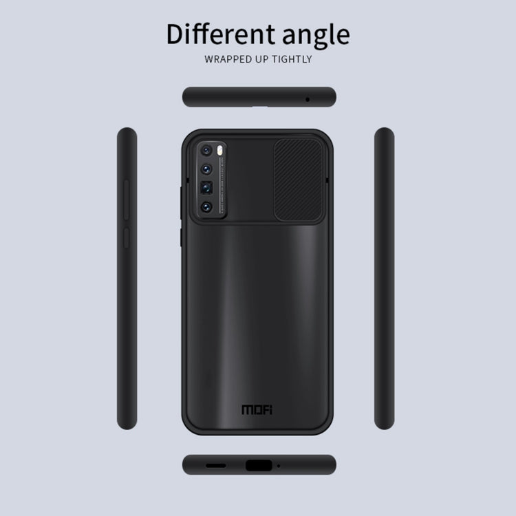 For Huawei nova 7 Pro MOFI Xing Dun Series PC + TPU Anti-peep Waterproof And Anti-drop All-inclusive Protective Shell, Translucent Frosted(Black) - free shipping - PMC TechLife - Order now!