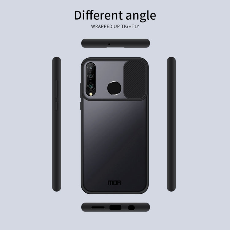 For Huawei P30 lite MOFI Xing Dun Series PC + TPU Anti-peep Waterproof And Anti-drop All-inclusive Protective Shell, Translucent Frosted(Red) - free shipping - PMC TechLife - Order now!