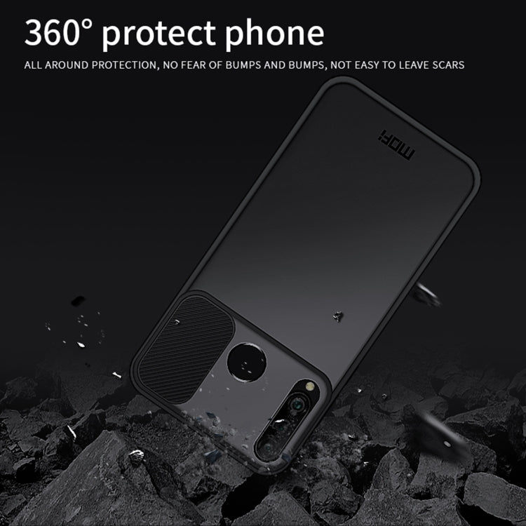 For Huawei P30 lite MOFI Xing Dun Series PC + TPU Anti-peep Waterproof And Anti-drop All-inclusive Protective Shell, Translucent Frosted(Purple) - free shipping - PMC TechLife - Order now!