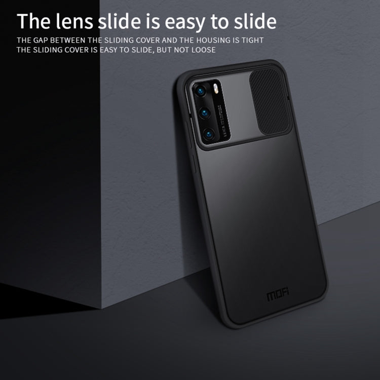 For Huawei P40 MOFI Xing Dun Series PC + TPU Anti-peep Waterproof And Anti-drop All-inclusive Protective Shell, Translucent Frosted(Green) - free shipping - PMC TechLife - Order now!