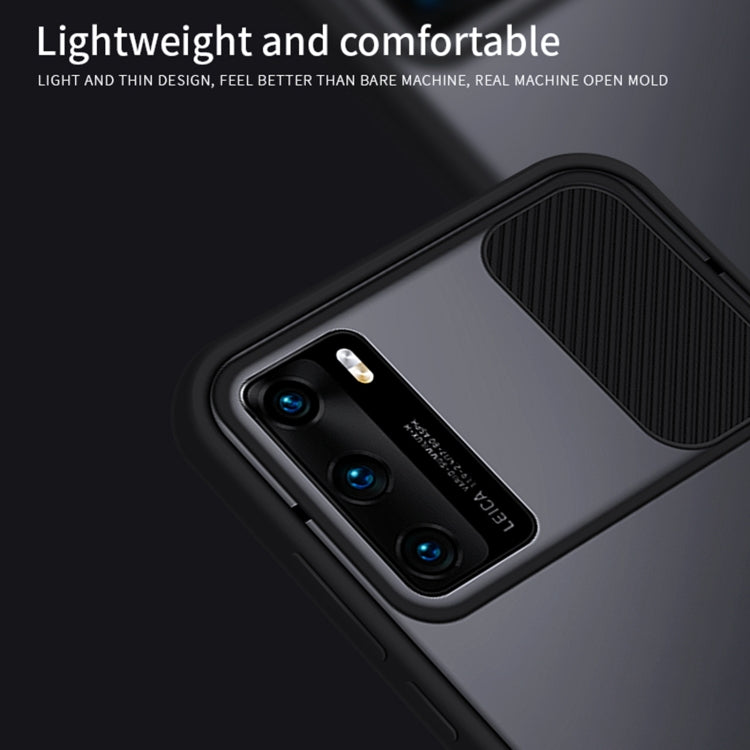 For Huawei P40 MOFI Xing Dun Series PC + TPU Anti-peep Waterproof And Anti-drop All-inclusive Protective Shell, Translucent Frosted(Red) - Huawei Cases by MOFI | Online Shopping South Africa | PMC TechLife | Buy Now Pay Later Mobicred