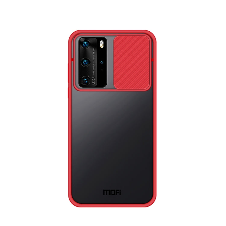 For Huawei P40 Pro MOFI Xing Dun Series PC + TPU Anti-peep Waterproof And Anti-drop All-inclusive Protective Shell, Translucent Frosted(Red) - free shipping - PMC TechLife - Order now!