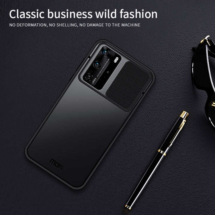 For Huawei P40 Pro MOFI Xing Dun Series PC + TPU Anti-peep Waterproof And Anti-drop All-inclusive Protective Shell, Translucent Frosted(Red) - free shipping - PMC TechLife - Order now!