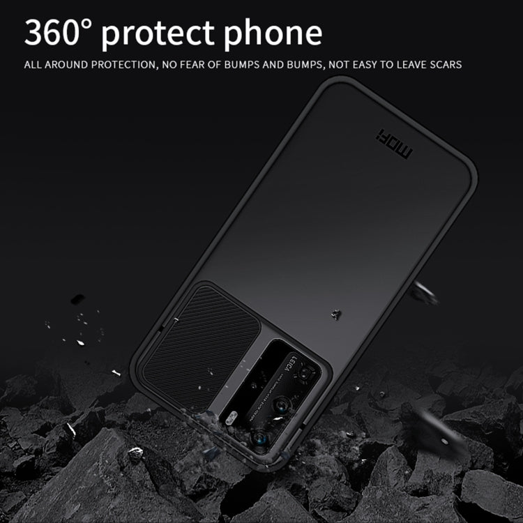 For Huawei P40 Pro MOFI Xing Dun Series PC + TPU Anti-peep Waterproof And Anti-drop All-inclusive Protective Shell, Translucent Frosted(Red) - free shipping - PMC TechLife - Order now!