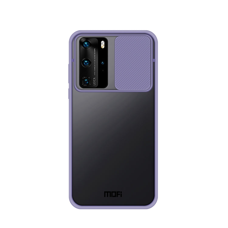 For Huawei P40 Pro MOFI Xing Dun Series PC + TPU Anti-peep Waterproof And Anti-drop All-inclusive Protective Shell, Translucent Frosted(Purple) - Huawei Cases by MOFI | Online Shopping South Africa | PMC TechLife