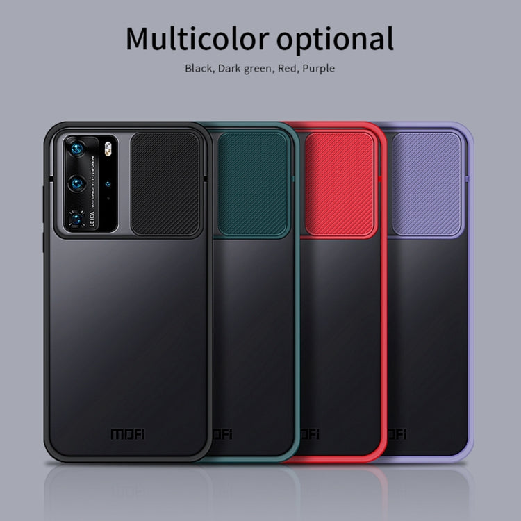 For Huawei P40 Pro MOFI Xing Dun Series PC + TPU Anti-peep Waterproof And Anti-drop All-inclusive Protective Shell, Translucent Frosted(Purple) - Huawei Cases by MOFI | Online Shopping South Africa | PMC TechLife