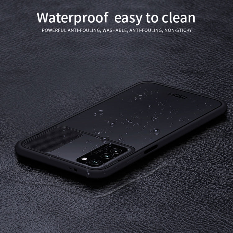 For Huawei HonorV30 MOFI Xing Dun Series PC + TPU Anti-peep Waterproof And Anti-drop All-inclusive Protective Shell, Translucent Frosted(Red) - Huawei Cases by MOFI | Online Shopping South Africa | PMC TechLife