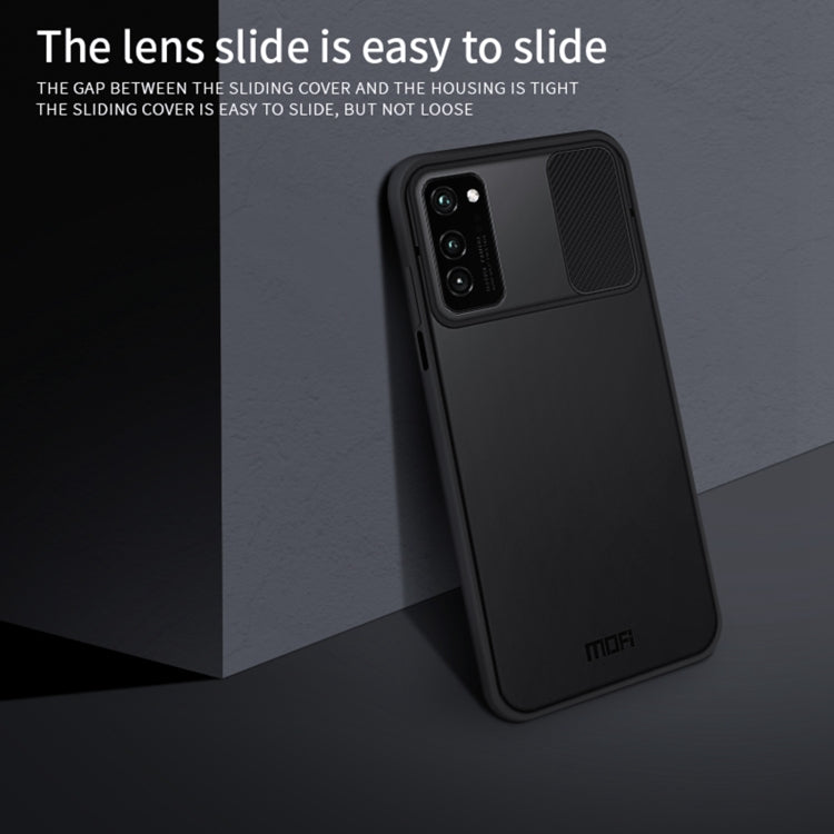 For Huawei HonorV30 MOFI Xing Dun Series PC + TPU Anti-peep Waterproof And Anti-drop All-inclusive Protective Shell, Translucent Frosted(Red) - Huawei Cases by MOFI | Online Shopping South Africa | PMC TechLife