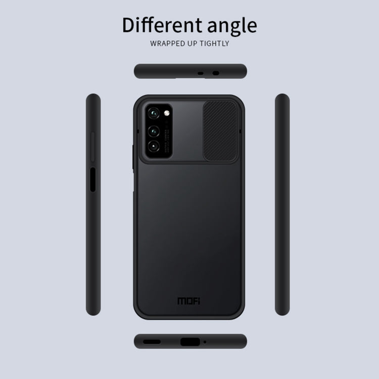 For Huawei HonorV30 MOFI Xing Dun Series PC + TPU Anti-peep Waterproof And Anti-drop All-inclusive Protective Shell, Translucent Frosted(Purple) - free shipping - PMC TechLife - Order now!