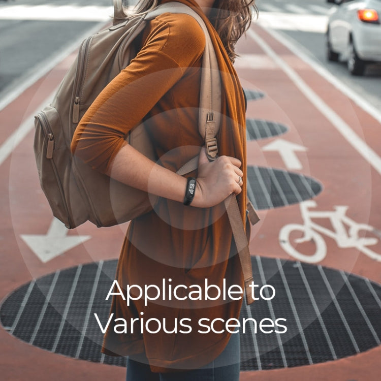 Q2 Outdoor Ultrasonic Electronic Mosquito Repellent Bracelet, Support Three-gear Mode & Time Display(Black) - Repellent Wristband by PMC TechLife | Online Shopping South Africa | PMC TechLife | Buy Now Pay Later Mobicred