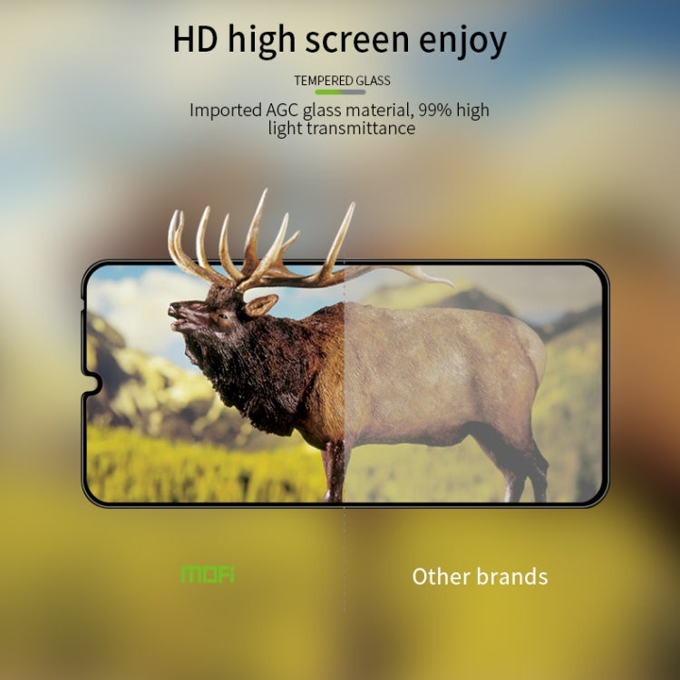 For Huawei Enjoy20 Pro/Honor30 Lite MOFI 9H 3D Explosion-proof Curved Screen Tempered Glass Film(Black) - Huawei Tempered Glass by MOFI | Online Shopping South Africa | PMC TechLife | Buy Now Pay Later Mobicred