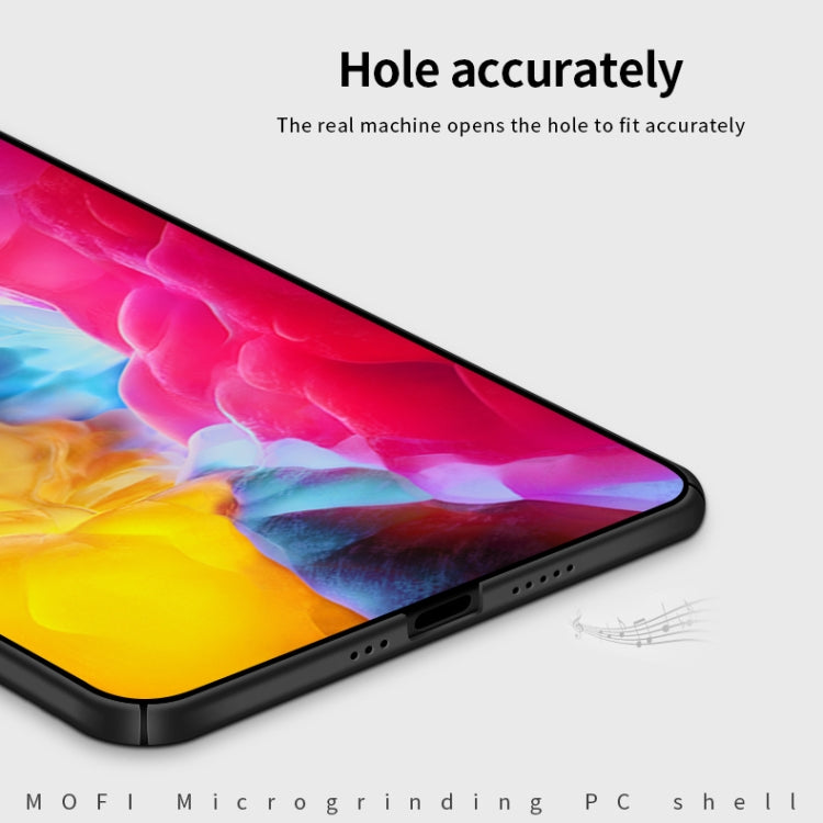 For iPhone 12 / 12 Pro MOFI Frosted PC Ultra-thin Hard Case(Red) - iPhone 12 / 12 Pro Cases by MOFI | Online Shopping South Africa | PMC TechLife | Buy Now Pay Later Mobicred