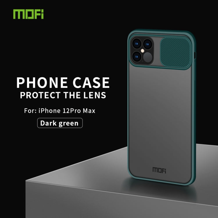 For iPhone 12 / 12 Pro MOFI Xing Dun Series Translucent Frosted PC + TPU Privacy Anti-glare Shockproof All-inclusive Protective Case(Green) - free shipping - PMC TechLife - Order now!
