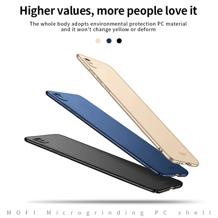 For Xiaomi Redmi 9A MOFI Frosted PC Ultra-thin Hard Case(Blue) - Xiaomi Cases by MOFI | Online Shopping South Africa | PMC TechLife | Buy Now Pay Later Mobicred