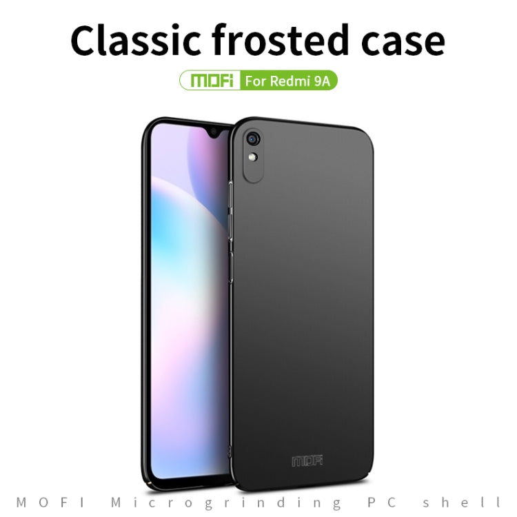 For Xiaomi Redmi 9A MOFI Frosted PC Ultra-thin Hard Case(Blue) - Xiaomi Cases by MOFI | Online Shopping South Africa | PMC TechLife | Buy Now Pay Later Mobicred