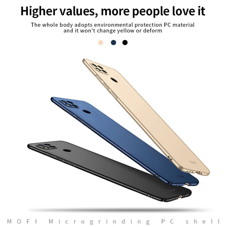 For Xiaomi Redmi 9C MOFI Frosted PC Ultra-thin Hard Case(Blue) - Xiaomi Cases by MOFI | Online Shopping South Africa | PMC TechLife | Buy Now Pay Later Mobicred