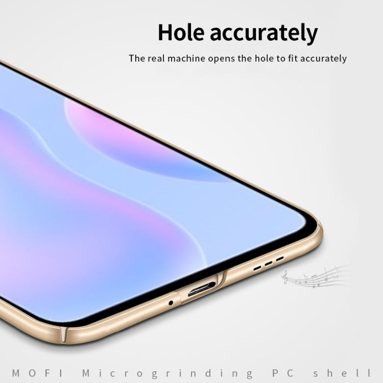 For Xiaomi Redmi 9C MOFI Frosted PC Ultra-thin Hard Case(Blue) - Xiaomi Cases by MOFI | Online Shopping South Africa | PMC TechLife | Buy Now Pay Later Mobicred