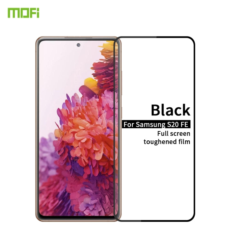 For Samsung Galaxy S20 FE MOFI 9H 2.5D Full Screen Tempered Glass Film(Black) - Galaxy Tempered Glass by MOFI | Online Shopping South Africa | PMC TechLife | Buy Now Pay Later Mobicred
