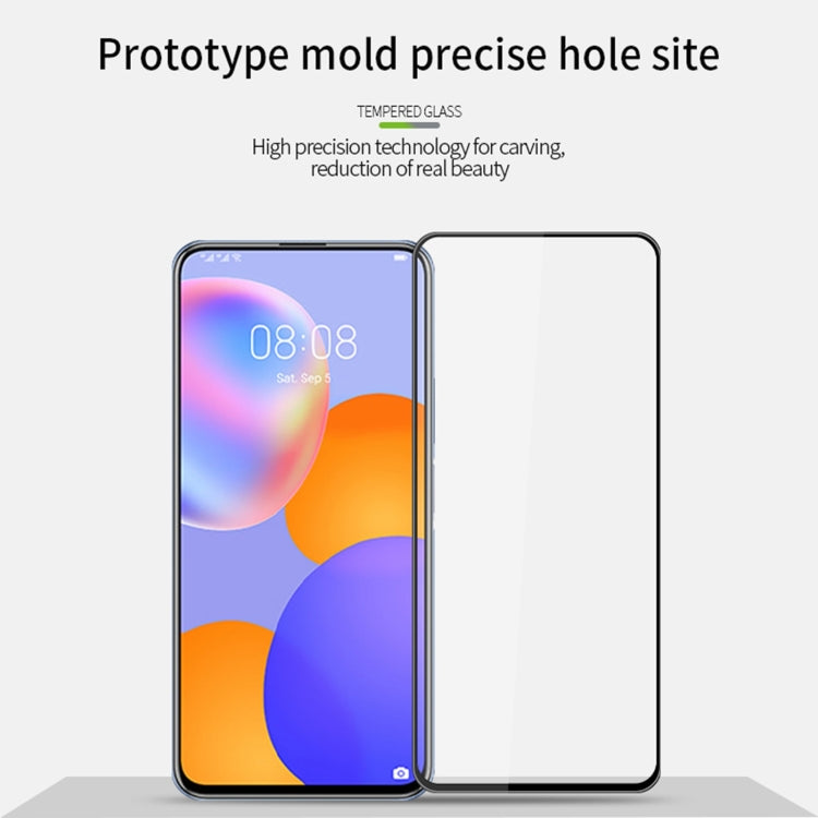 For Huawei Y9a 2020 MOFI 9H 3D Explosion-proof Curved Screen Tempered Glass Film(Black) - Huawei Tempered Glass by MOFI | Online Shopping South Africa | PMC TechLife | Buy Now Pay Later Mobicred