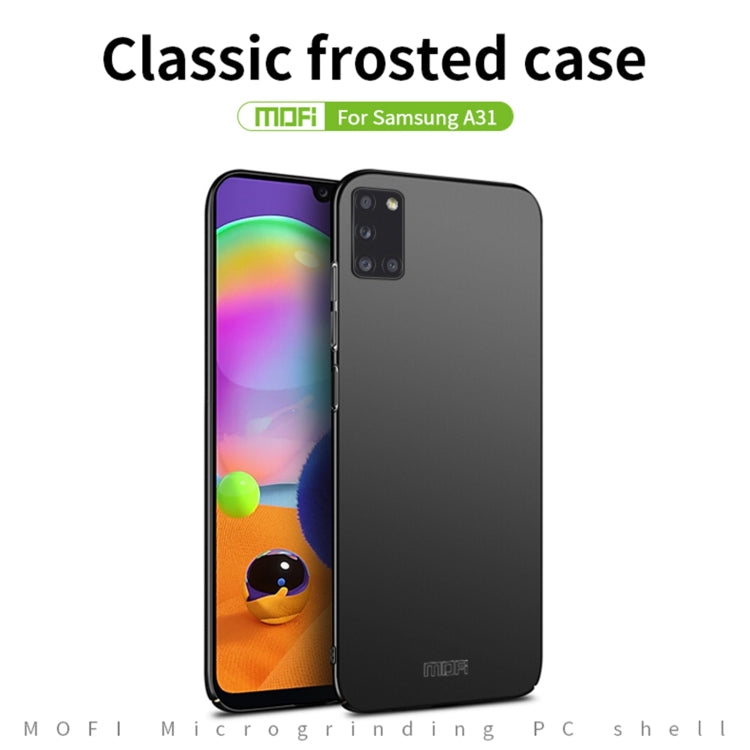 For Samsung Galaxy A31 MOFI Frosted PC Ultra-thin Hard Case(Blue) - Galaxy Phone Cases by MOFI | Online Shopping South Africa | PMC TechLife | Buy Now Pay Later Mobicred