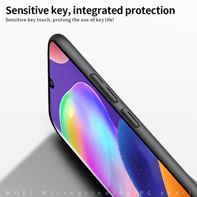 For Samsung Galaxy A31 MOFI Frosted PC Ultra-thin Hard Case(Gold) - Galaxy Phone Cases by MOFI | Online Shopping South Africa | PMC TechLife | Buy Now Pay Later Mobicred