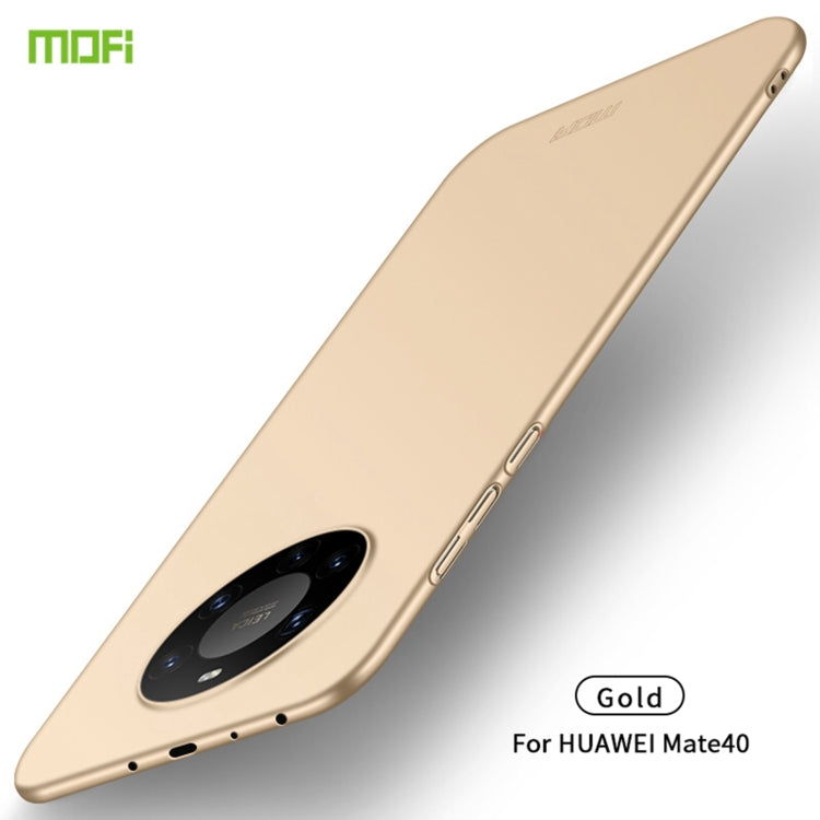 For Huawei Mate 40 MOFI Frosted PC Ultra-thin Hard Case(Gold) - Huawei Cases by MOFI | Online Shopping South Africa | PMC TechLife | Buy Now Pay Later Mobicred