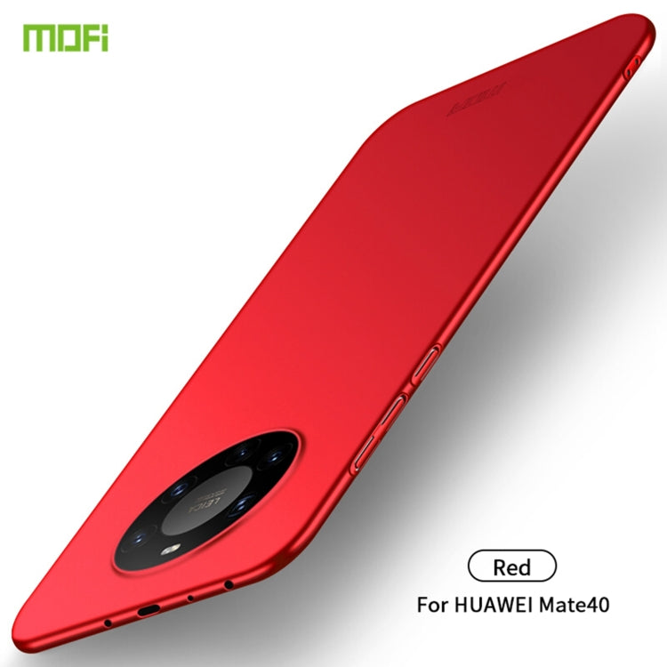 For Huawei Mate 40 MOFI Frosted PC Ultra-thin Hard Case(Red) - Huawei Cases by MOFI | Online Shopping South Africa | PMC TechLife