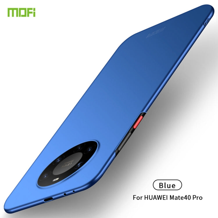 For Huawei Mate 40 Pro MOFI Frosted PC Ultra-thin Hard Case(Blue) - Huawei Cases by MOFI | Online Shopping South Africa | PMC TechLife | Buy Now Pay Later Mobicred