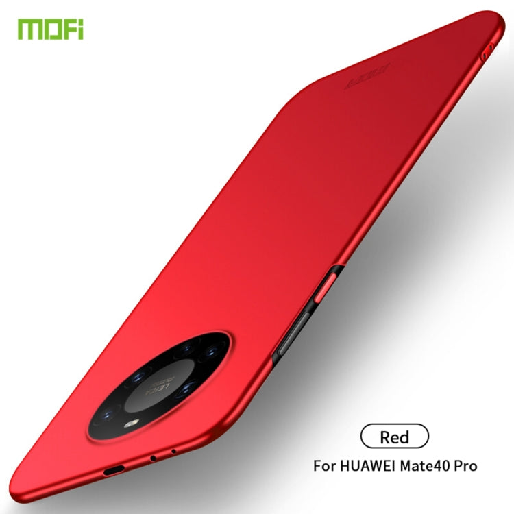 For Huawei Mate 40 Pro MOFI Frosted PC Ultra-thin Hard Case(Red) - Huawei Cases by MOFI | Online Shopping South Africa | PMC TechLife | Buy Now Pay Later Mobicred