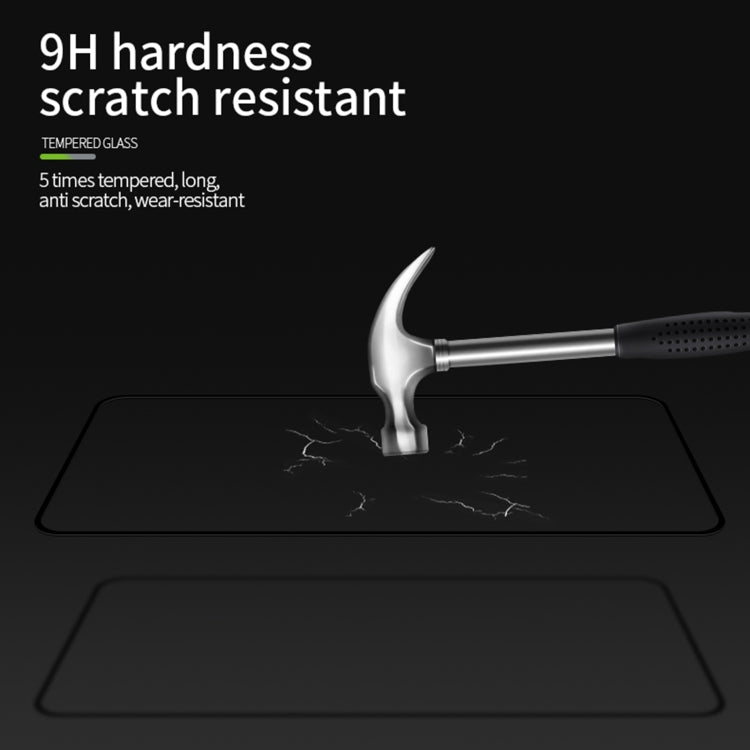 For Huawei Y7a 2020 MOFI 9H 2.5D Full Screen Tempered Glass Film(Black) - Huawei Tempered Glass by MOFI | Online Shopping South Africa | PMC TechLife | Buy Now Pay Later Mobicred