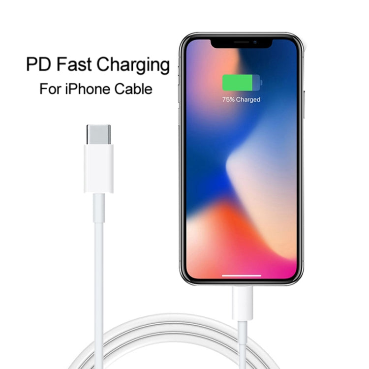 SDC-20W 2 in 1 PD 20W USB-C / Type-C Travel Charger + 3A PD3.0 USB-C / Type-C to 8 Pin Fast Charge Data Cable Set, Cable Length: 2m, EU Plug - USB Charger by PMC Jewellery | Online Shopping South Africa | PMC Jewellery | Buy Now Pay Later Mobicred