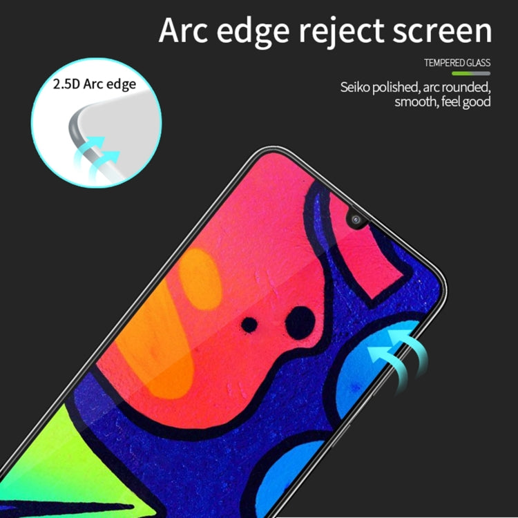 For Samsung Galaxy M21S MOFI 9H 2.5D Full Screen Tempered Glass Film(Black) - Galaxy Tempered Glass by MOFI | Online Shopping South Africa | PMC TechLife