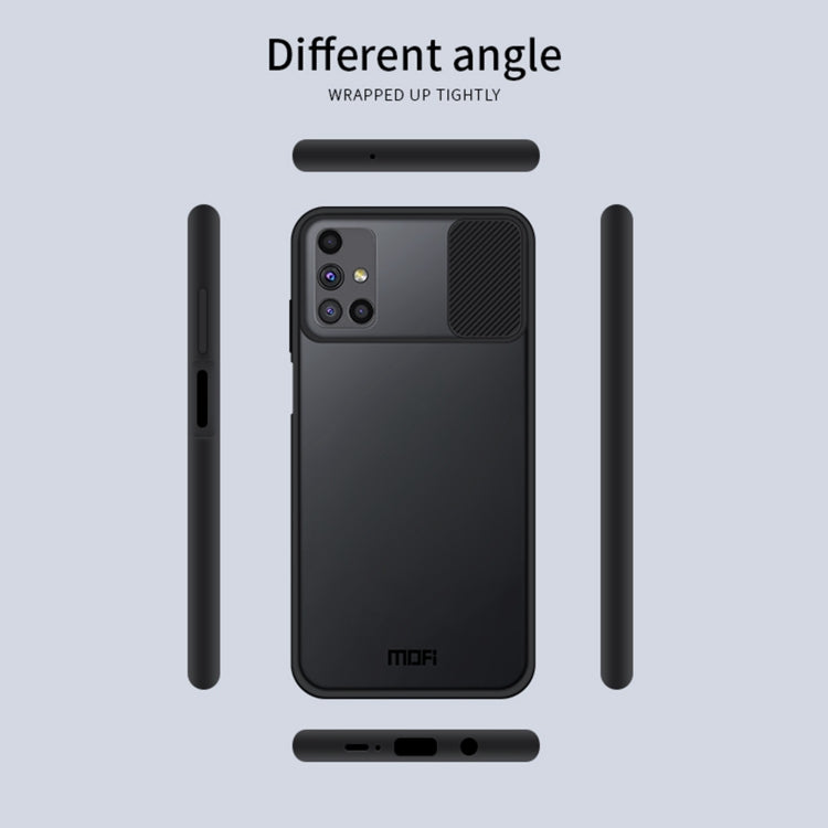 For Samsung Galaxy M51 MOFI Xing Dun Series Translucent Frosted PC + TPU Privacy Anti-glare Shockproof All-inclusive Protective Case(Green) - Galaxy Phone Cases by MOFI | Online Shopping South Africa | PMC TechLife | Buy Now Pay Later Mobicred