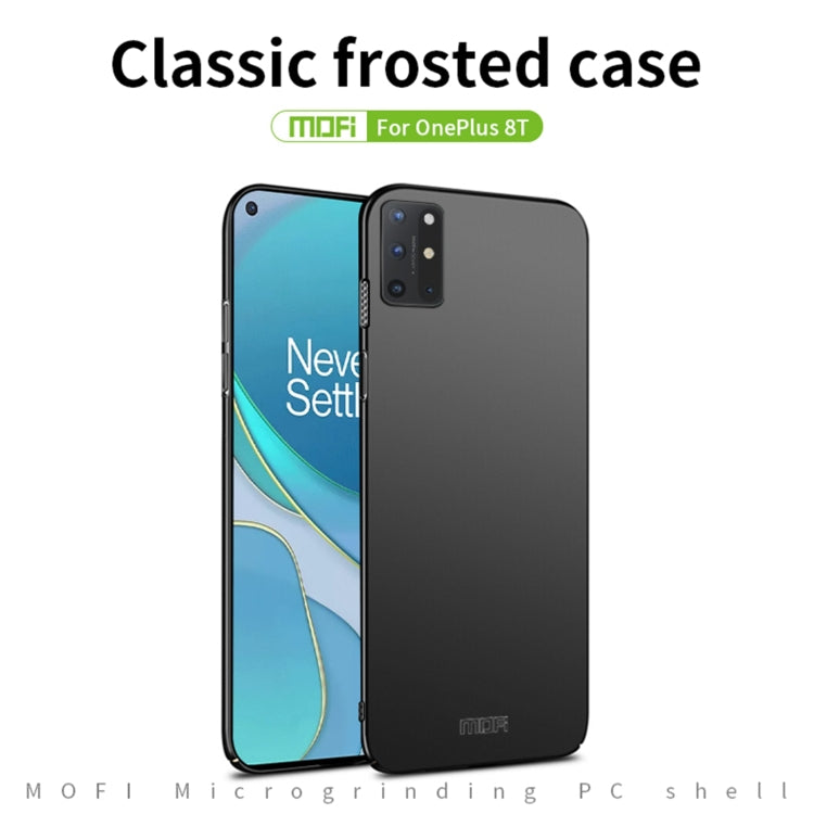For OnePlus 8T MOFI Frosted PC Ultra-thin Hard Case (Blue) - OnePlus Cases by MOFI | Online Shopping South Africa | PMC TechLife | Buy Now Pay Later Mobicred