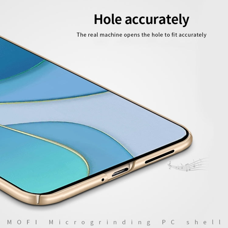 For OnePlus 8T MOFI Frosted PC Ultra-thin Hard Case (Blue) - OnePlus Cases by MOFI | Online Shopping South Africa | PMC TechLife | Buy Now Pay Later Mobicred