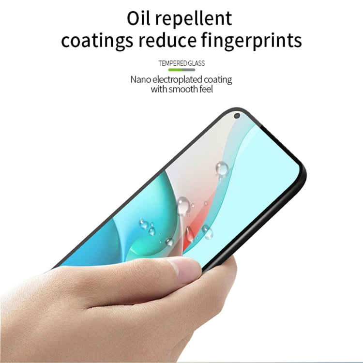 For Xiaomi Redmi Note9 5G MOFI 9H 2.5D Full Screen Tempered Glass Film(Black) -  by MOFI | Online Shopping South Africa | PMC TechLife