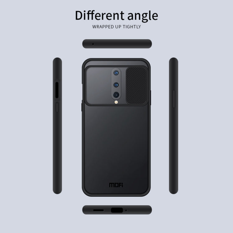 For OnePlus 8 MOFI Xing Dun Series Translucent Frosted PC + TPU Privacy Anti-glare Shockproof All-inclusive Protective Case(Black) - OnePlus Cases by MOFI | Online Shopping South Africa | PMC TechLife