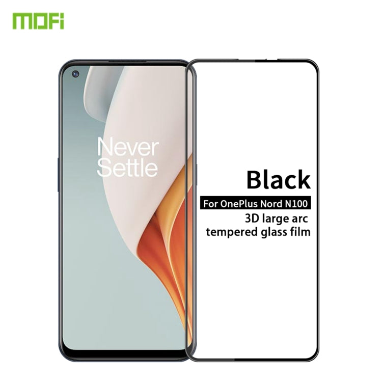 For OnePlus Nord N100 MOFI 9H 3D Explosion-proof Curved Screen Tempered Glass Film - OnePlus Tempered Glass by MOFI | Online Shopping South Africa | PMC TechLife