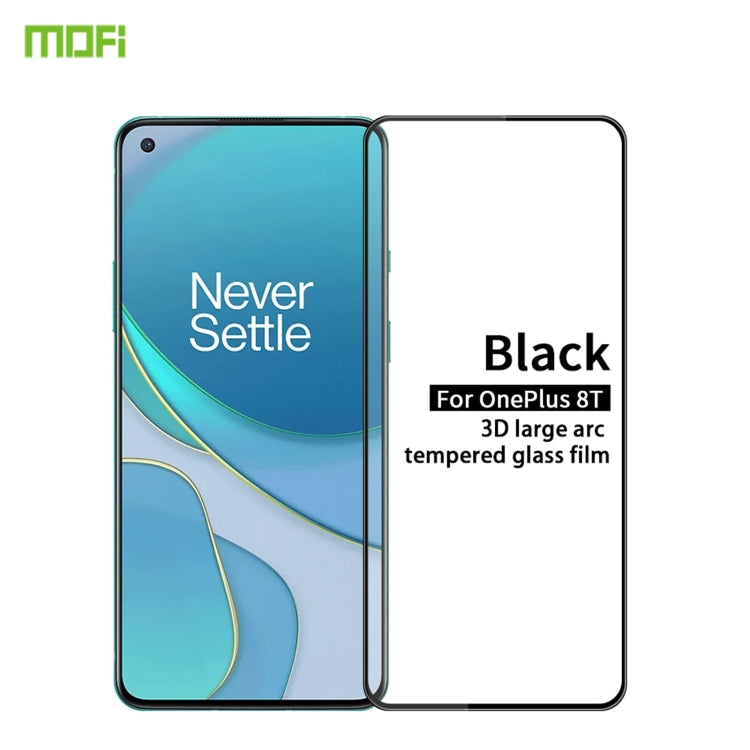 For OnePlus 8T MOFI 9H 3D Explosion-proof Curved Screen Tempered Glass Film - OnePlus Tempered Glass by MOFI | Online Shopping South Africa | PMC TechLife