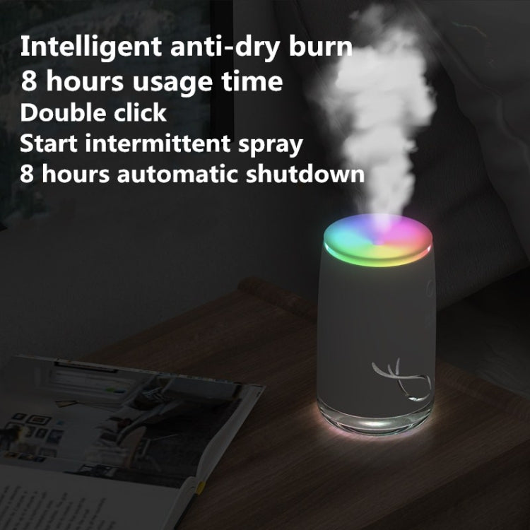 Concise Fish Pattern Mini Home Mute Bedroom Student Dormitory Office Portable USB Wireless Durable Humidifier(Red) - free shipping - PMC TechLife - Order now!